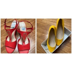 Red and Yellow Women's Sandals